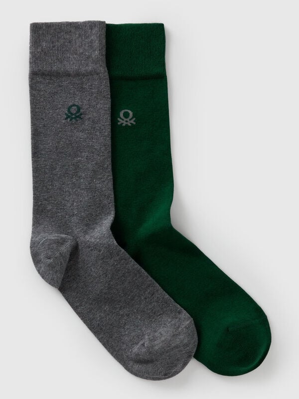 Two pairs of high socks