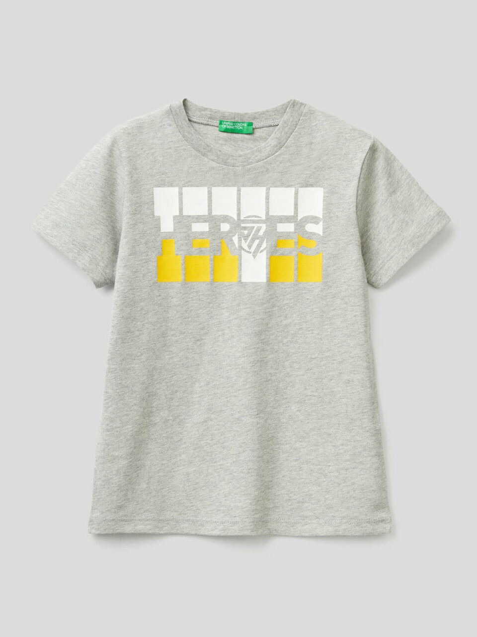 Sweater in cotton with print image number 1
