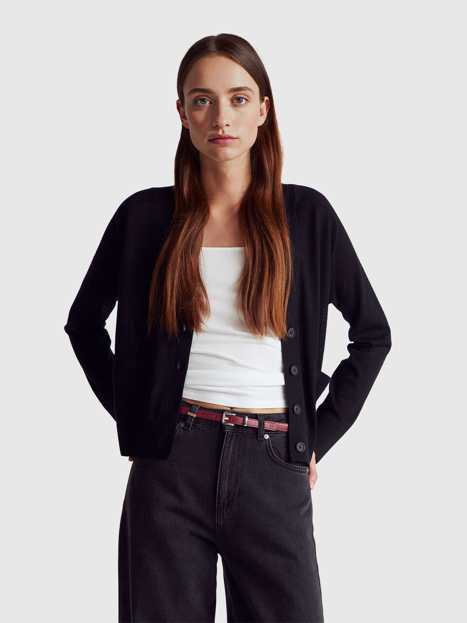 L/S CARDIGAN Women image number null