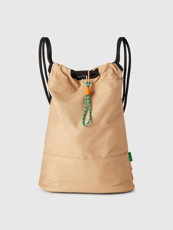 Sack rucksack in pure cotton Men