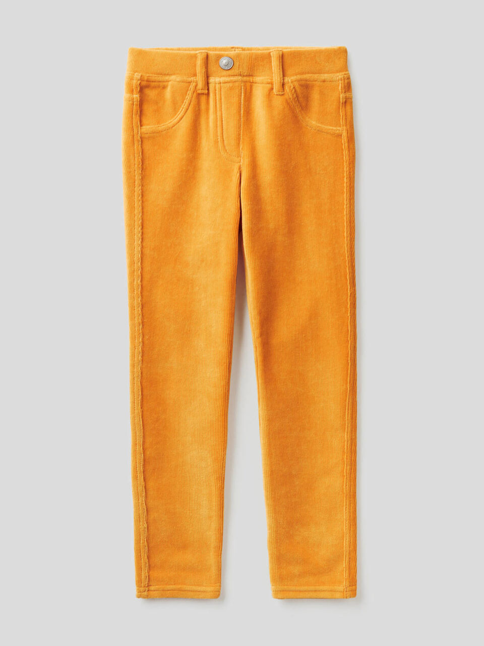 Super skinny chenille trousers image number 1