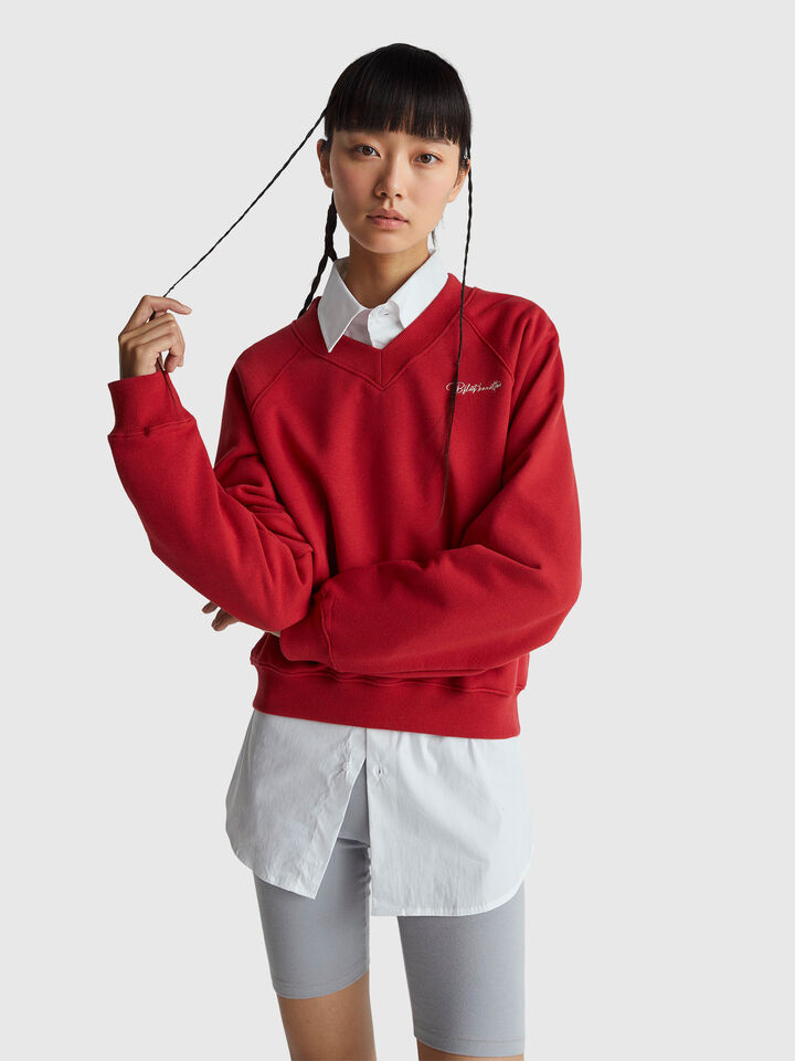 V NECK SWEATER L/S Women