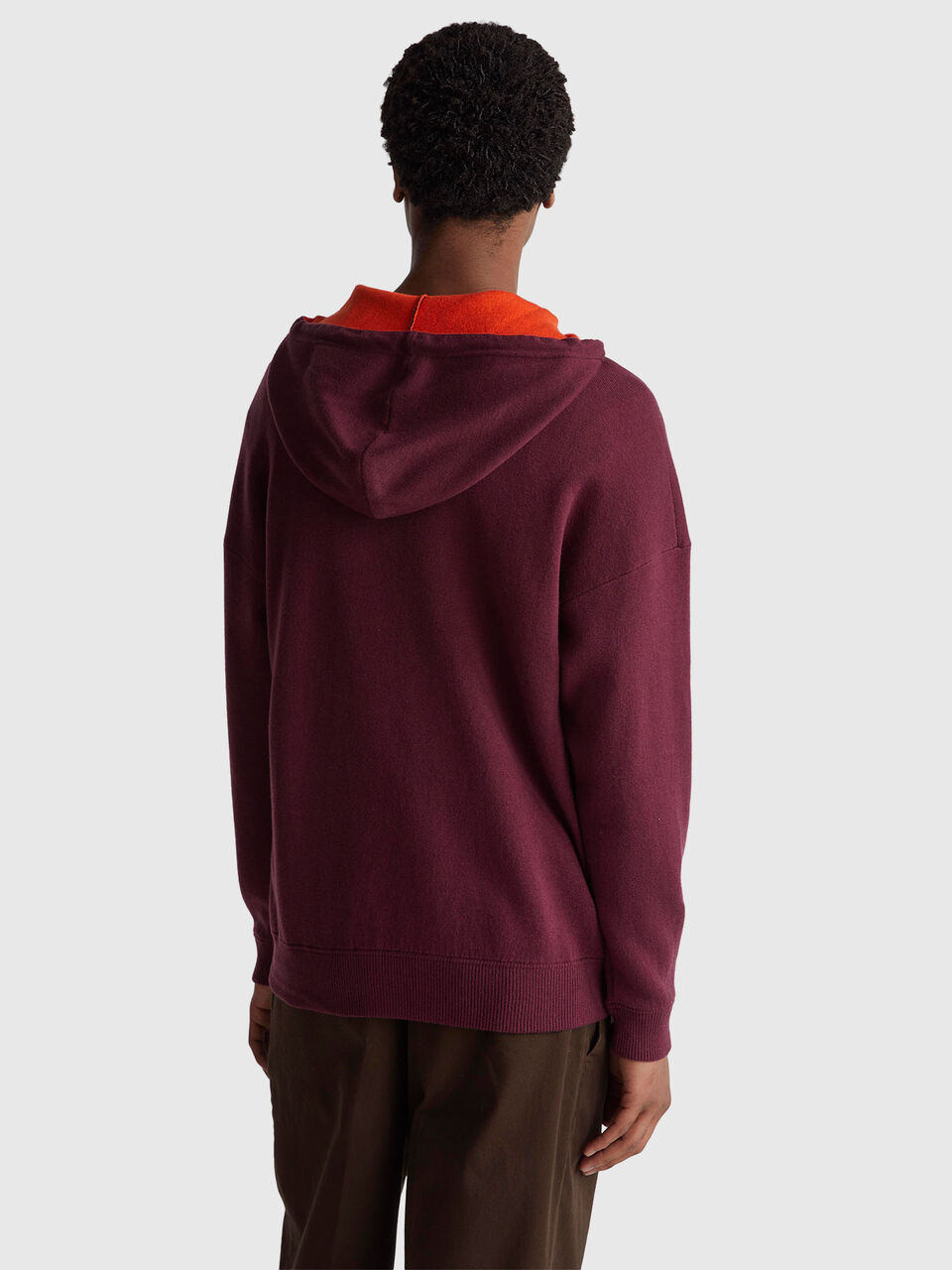 SWEATER W/HOOD Men image number null