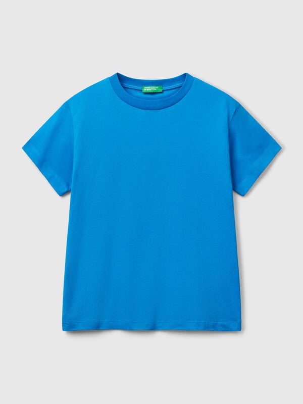 Cotton t-shirt with print on the back Junior Boy
