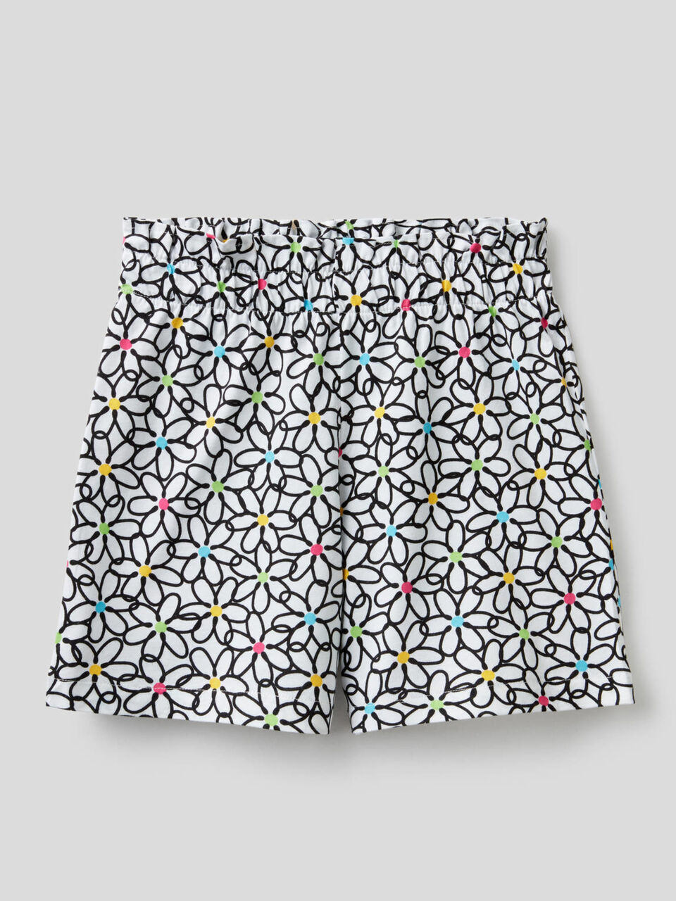 Printed 100% cotton bermudas image number 1