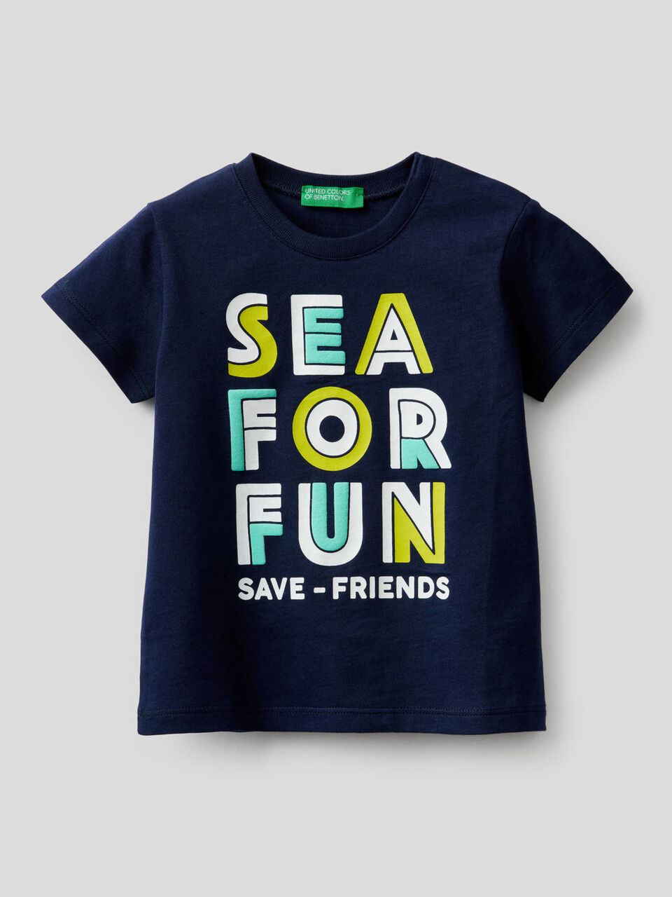 100% cotton t-shirt with print image number 1