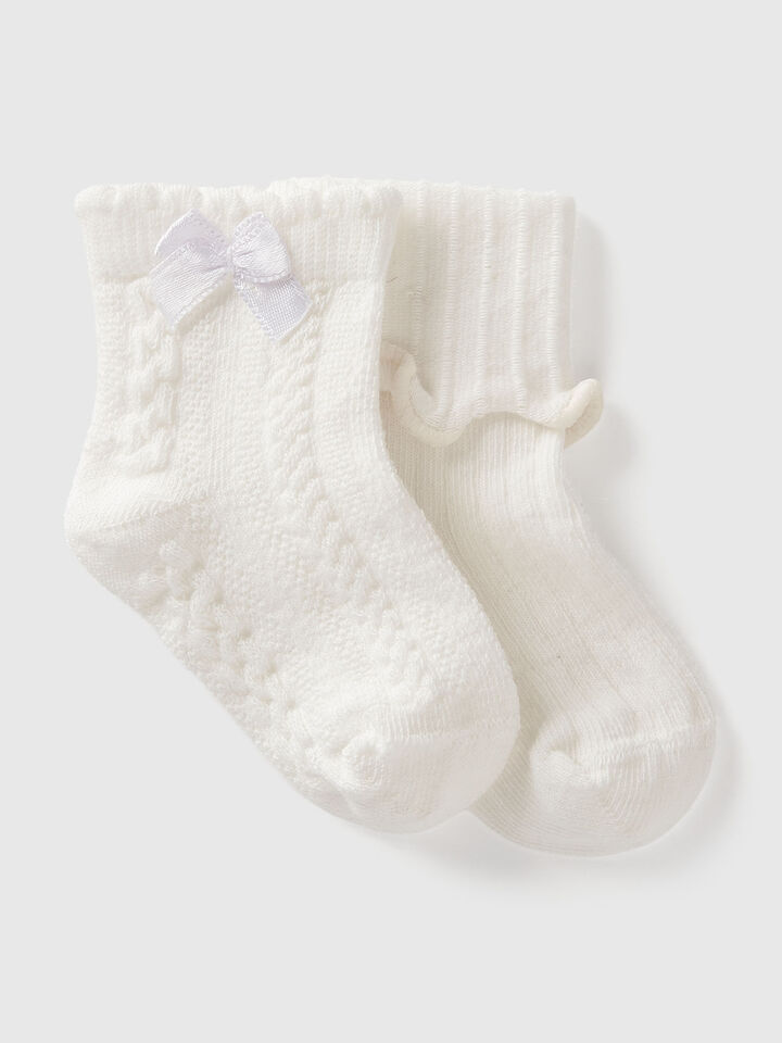 KNITTED SOCKS PAIR 2 New Born (0-18 months)