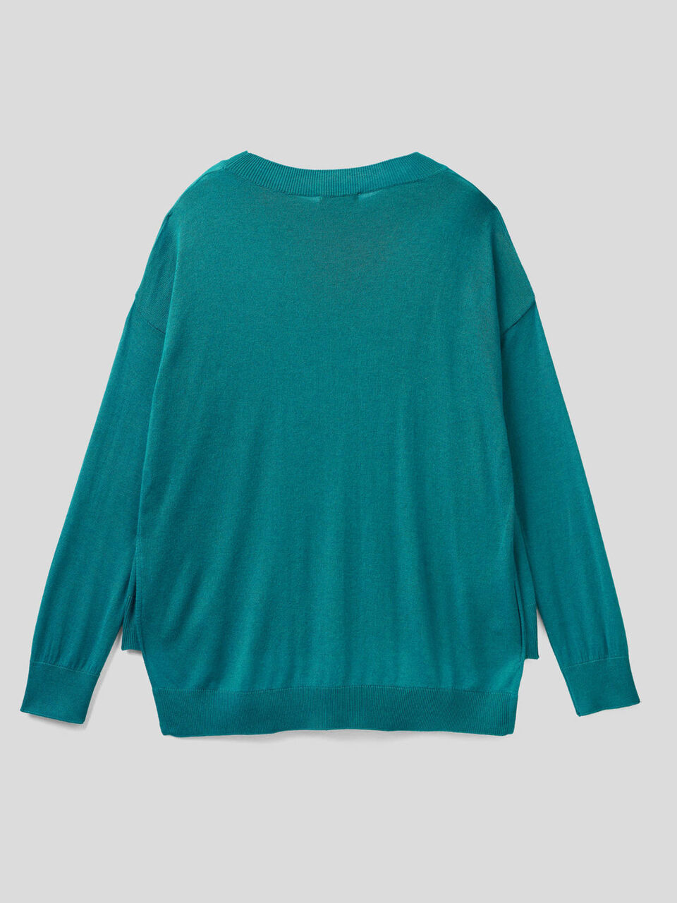 Relaxed fit sweater with slits image number 2