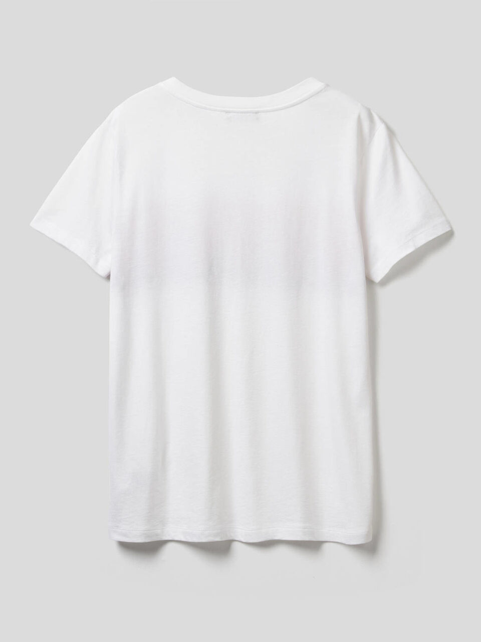 T-shirt with printed stripe image number 2