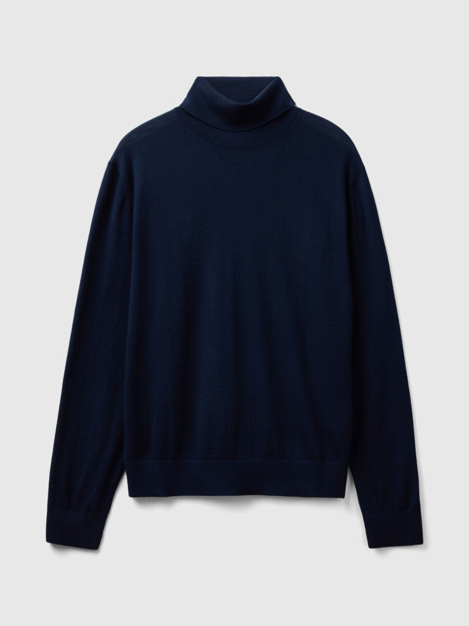 Mens navy top blue turtleneck sweater