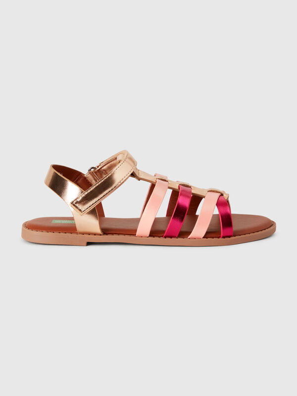 Glossy flat sandals Junior Girl