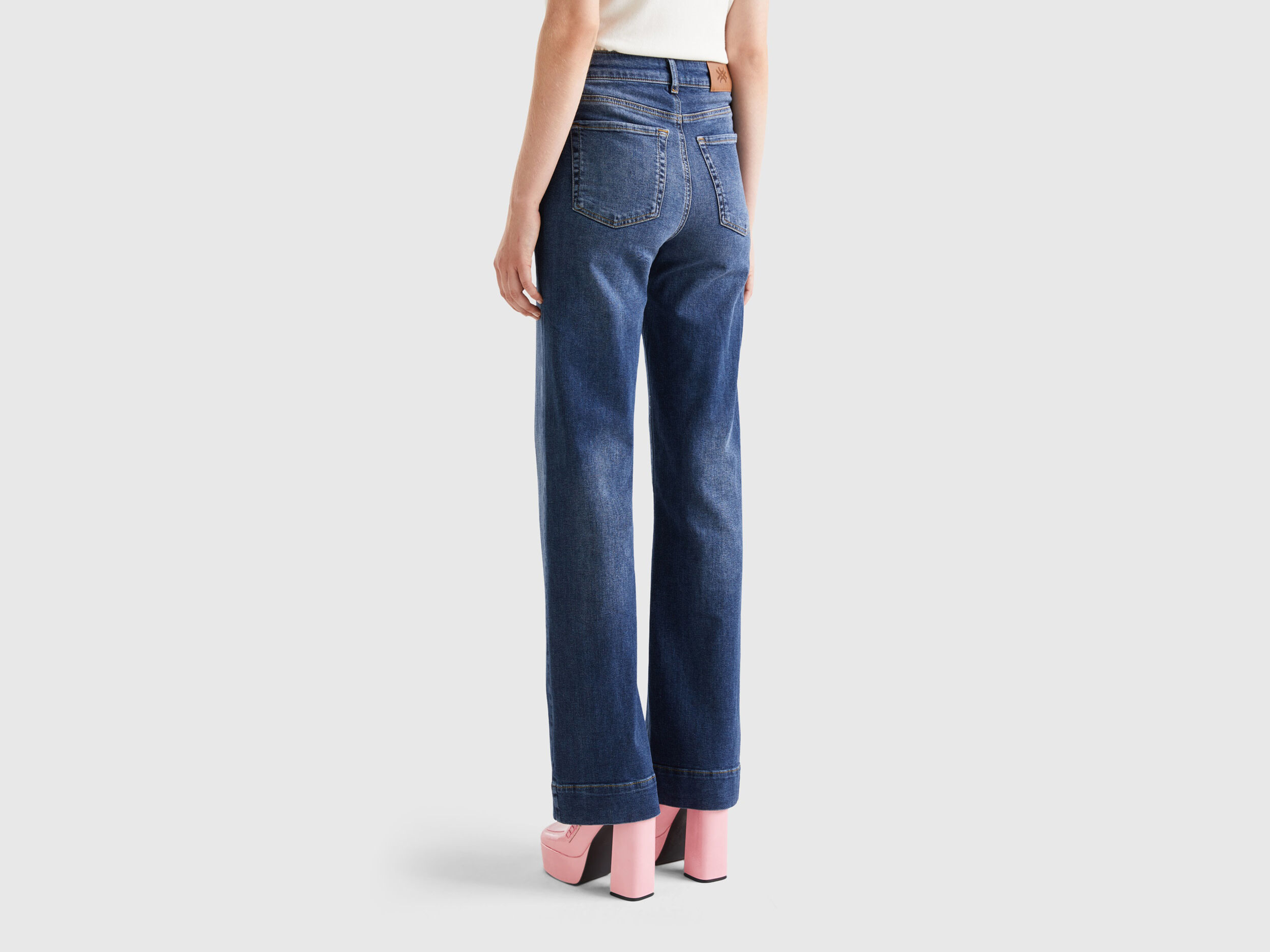Jeans benetton zampa sale