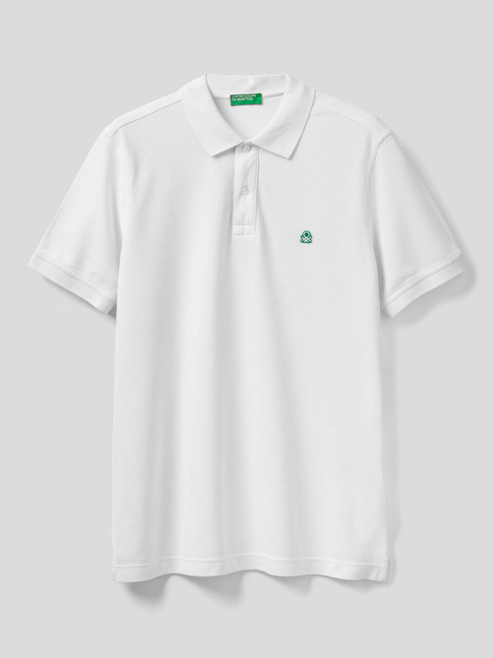 Short sleeve polo in 100% cotton image number 1