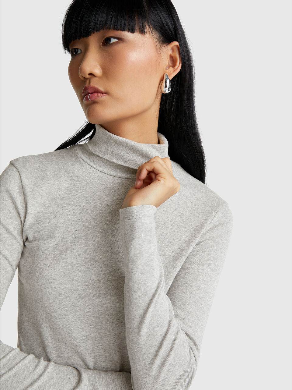 TURTLE NECK SWEATER Women image number null