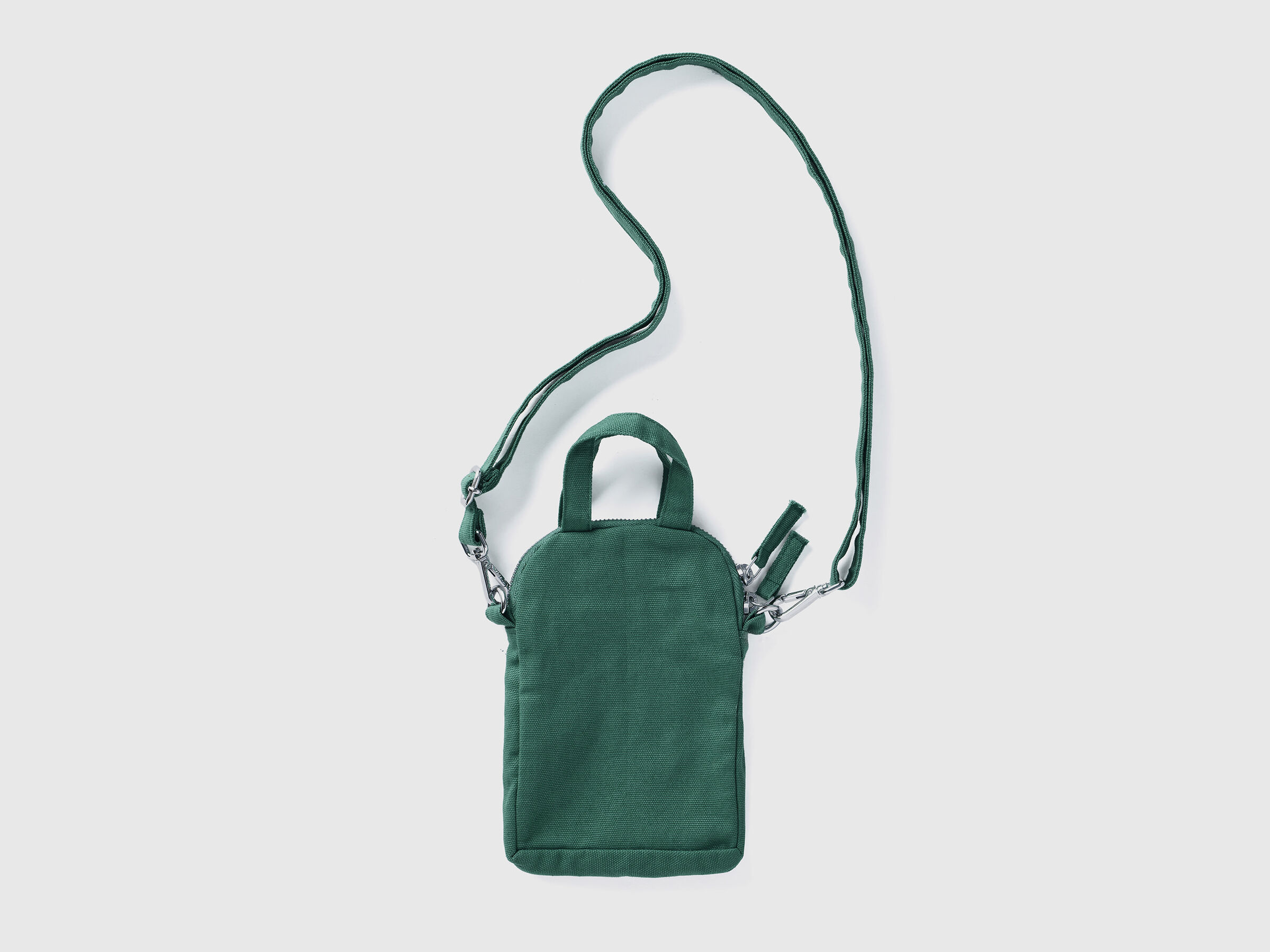 Military green cell phone holder in pure cotton image number 1
