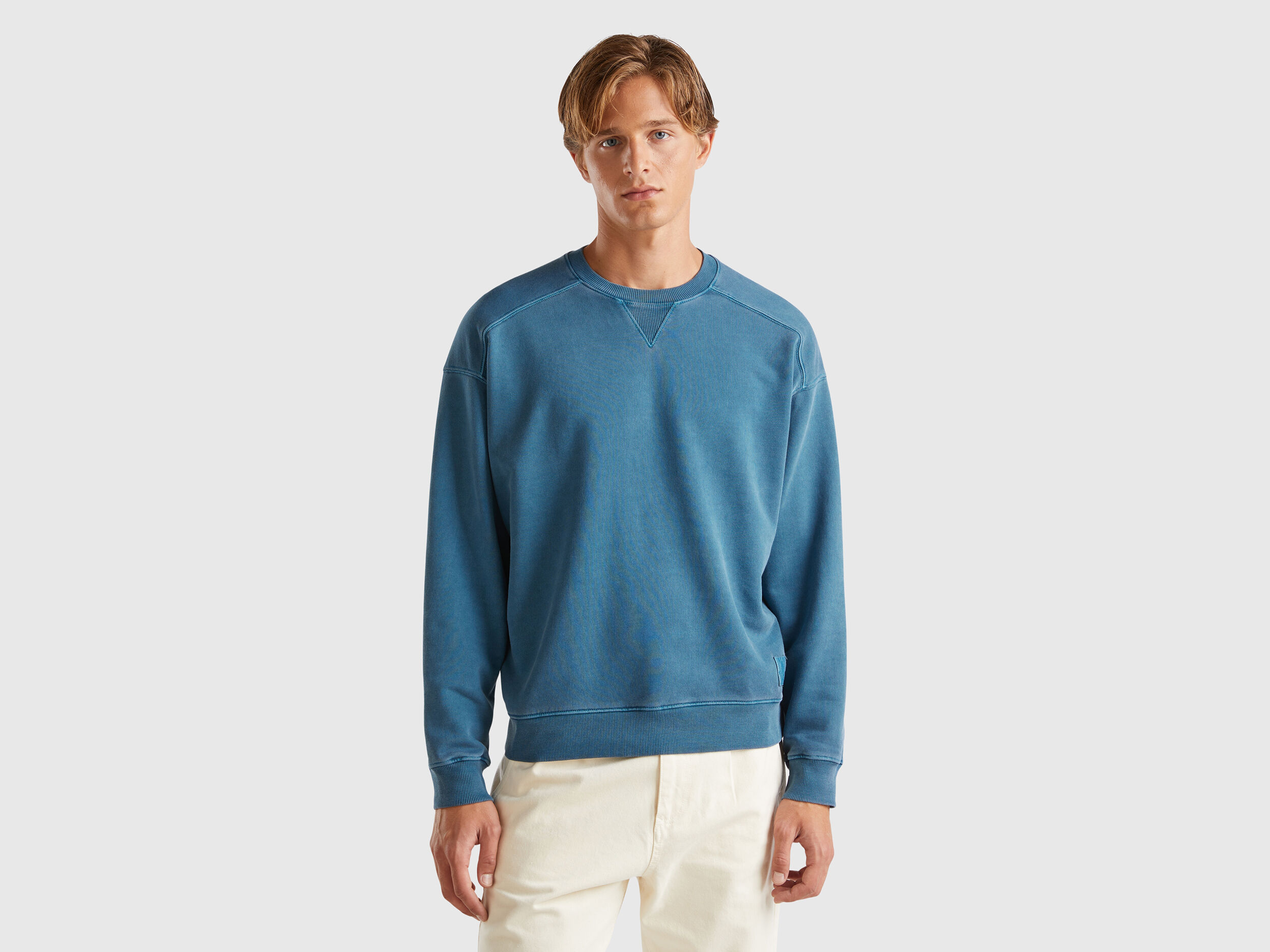 Men s Sweatshirts without hood Collection 2024 Benetton