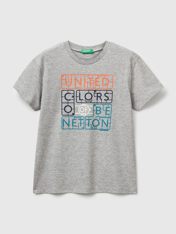 Cotton t-shirt with print Junior Boy