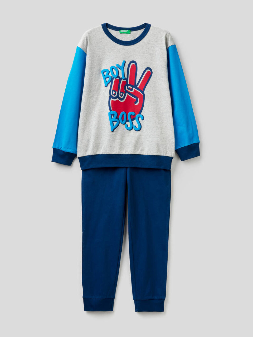 Pyjamas in 100% cotton with print image number 1