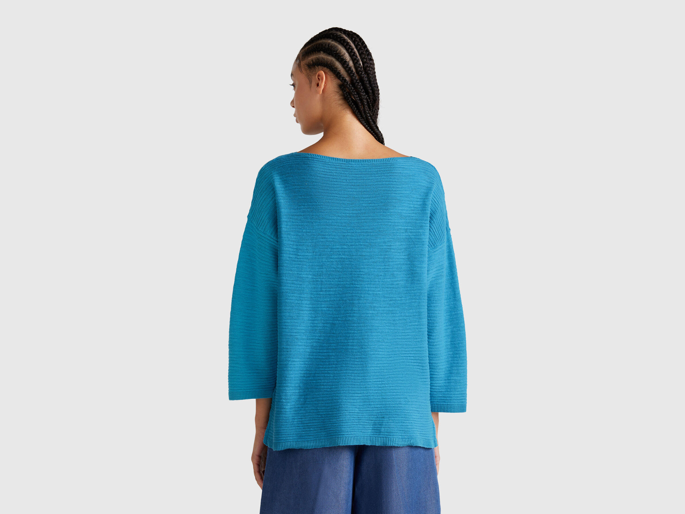BOAT-NECK SWEAT.L/S Women image number 1