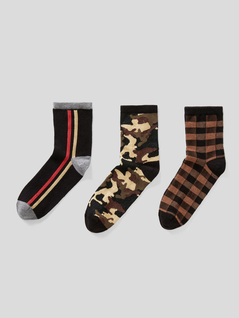 Sock set with lurex image number 2