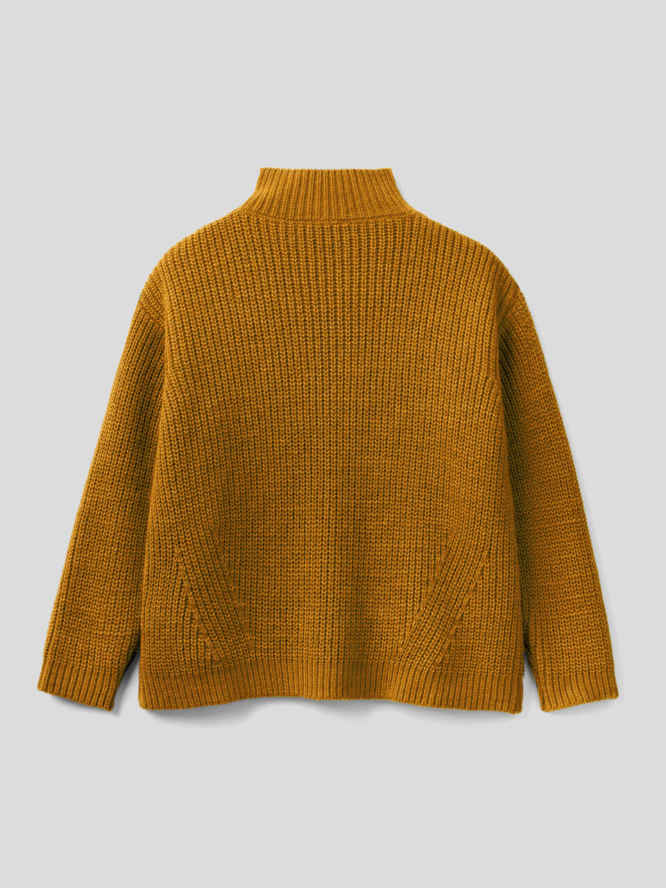 Knit sweater with high neck image number 2