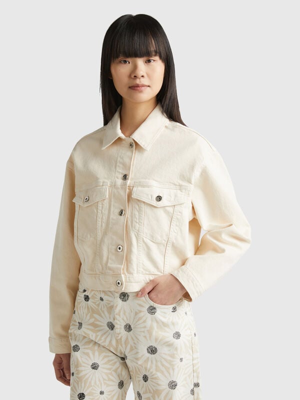 Jacket with floral embroidery Women