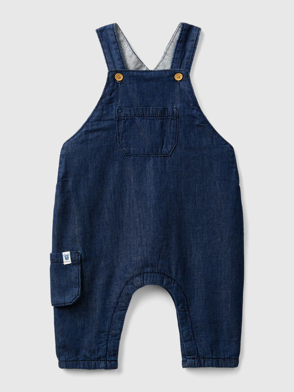 Romper made of chambray New Born (0-18 months)