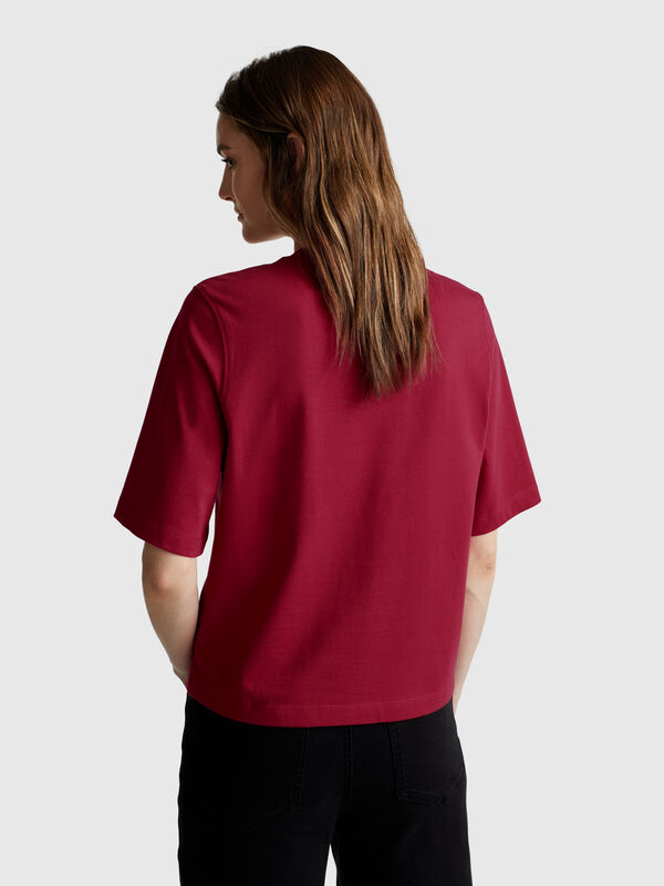 100% cotton boxy fit t-shirt Women
