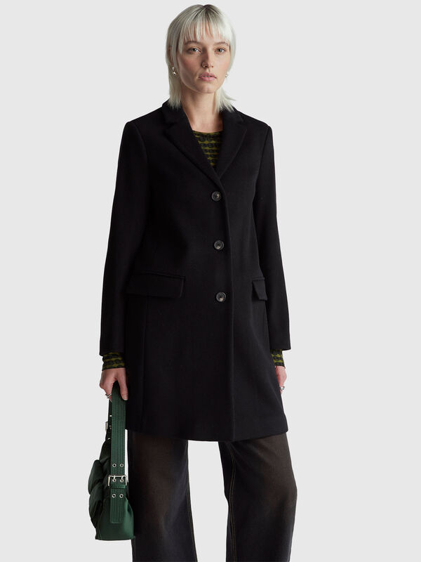 Wool blend coat Women