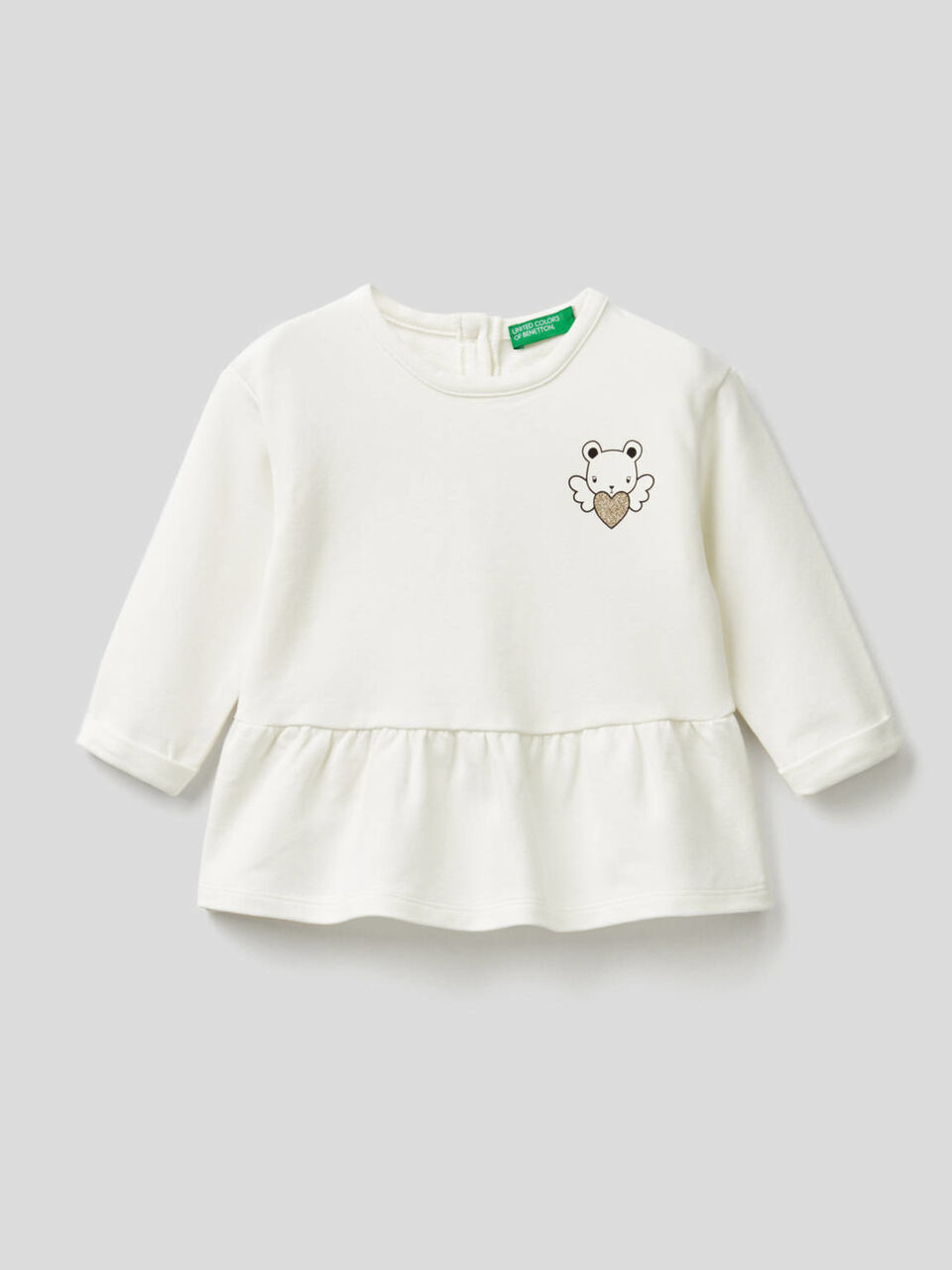 Sweatshirt with flap applique image number 1