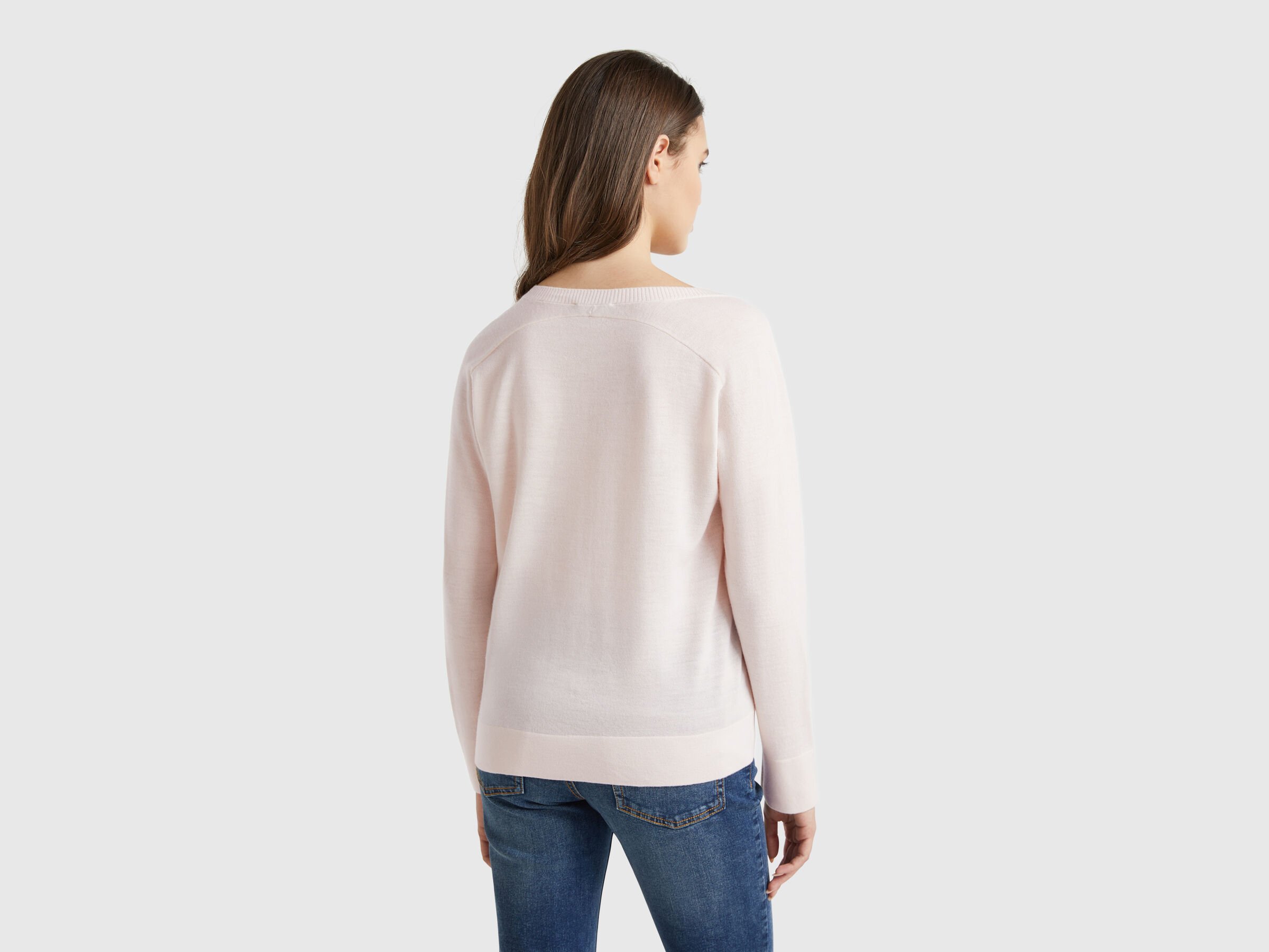 V NECK SWEATER L/S Women image number 1