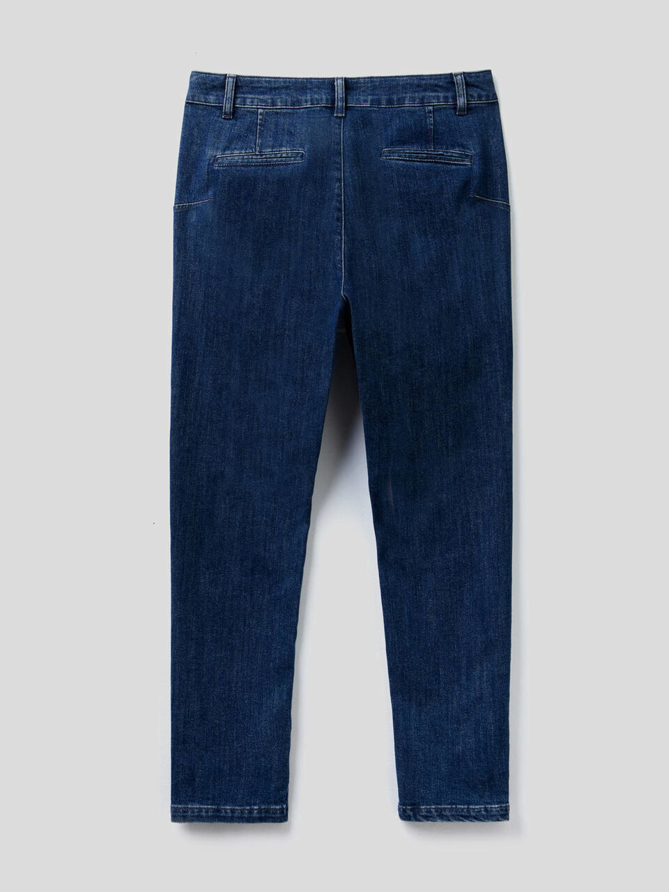 Denim chinos in stretch cotton image number 2