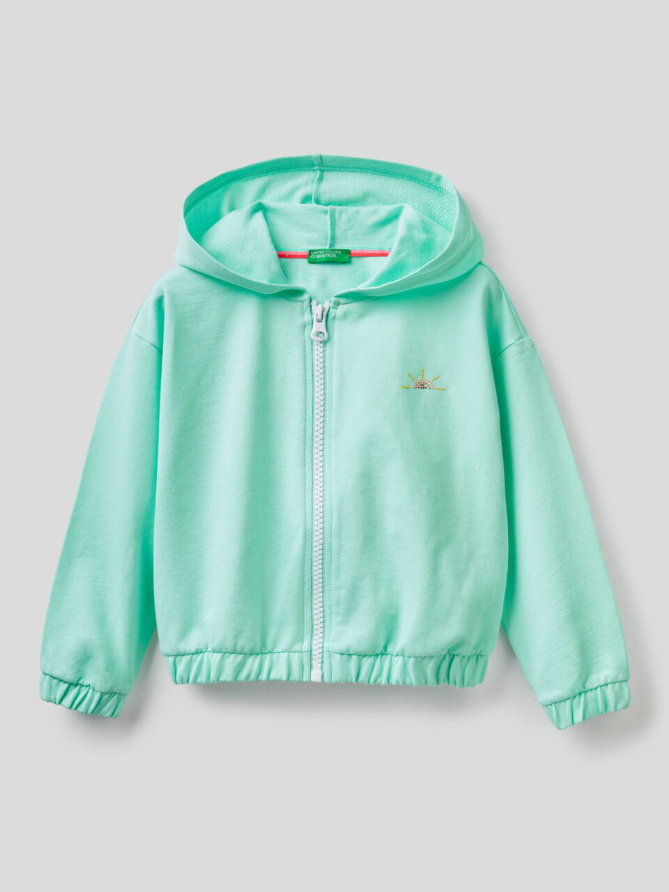 Lightweight zip-up hoodie image number null