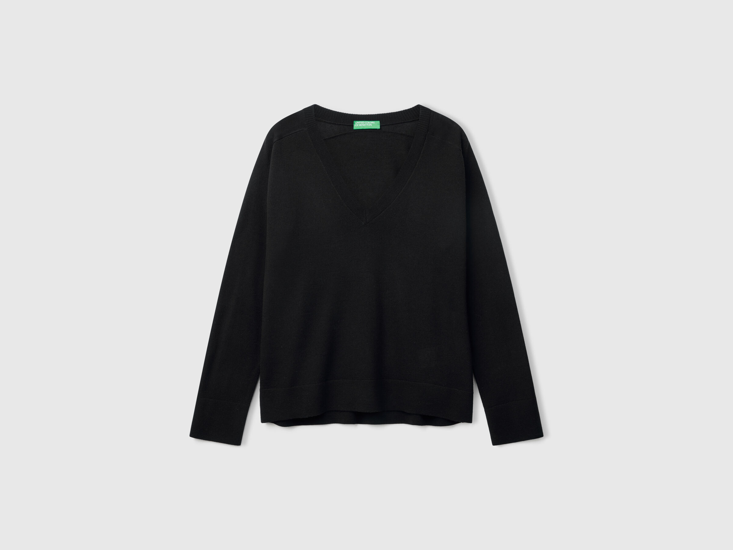 V NECK SWEATER L/S Women image number 3