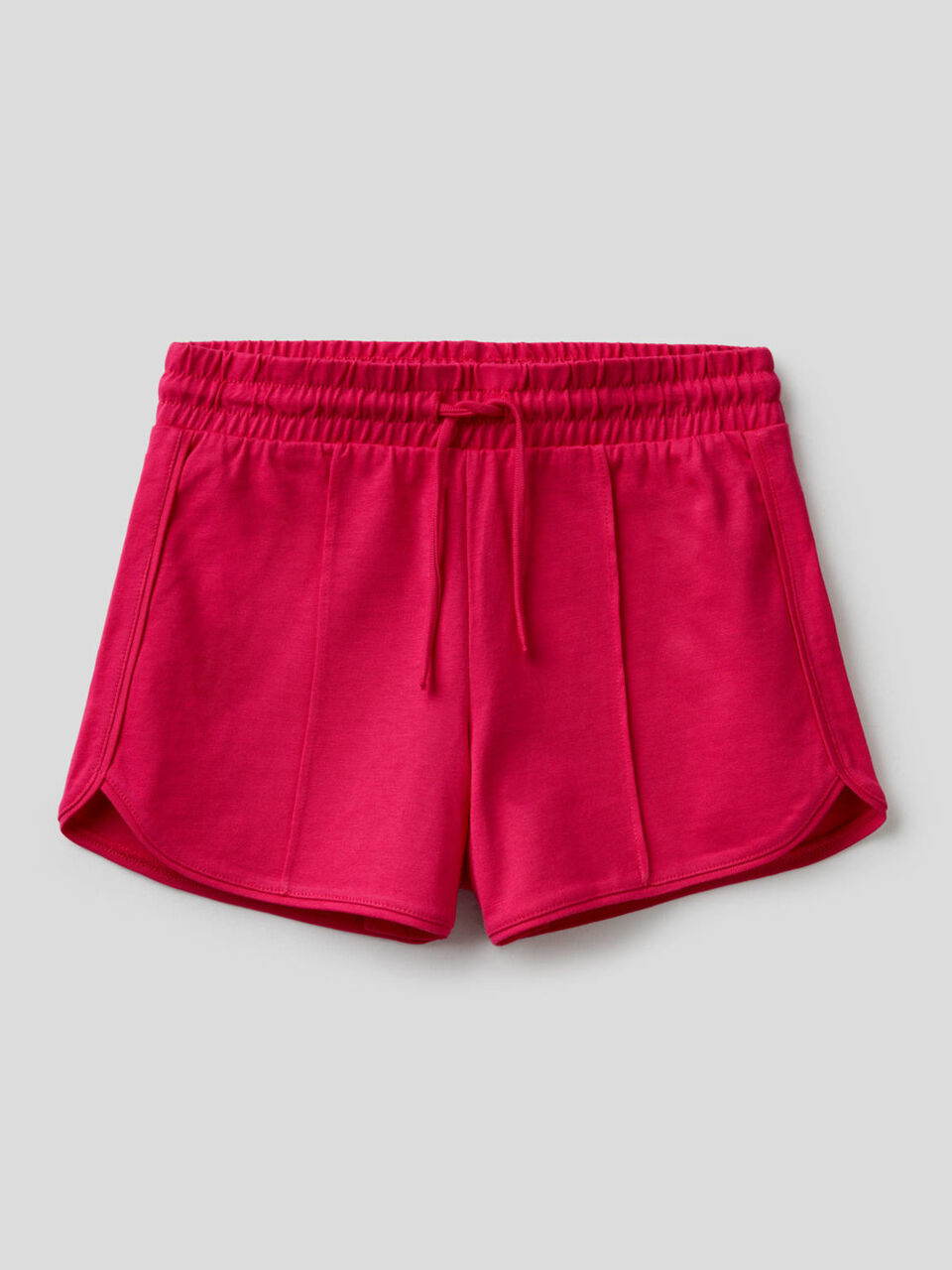 Yarn dyed shorts in pure cotton image number 1