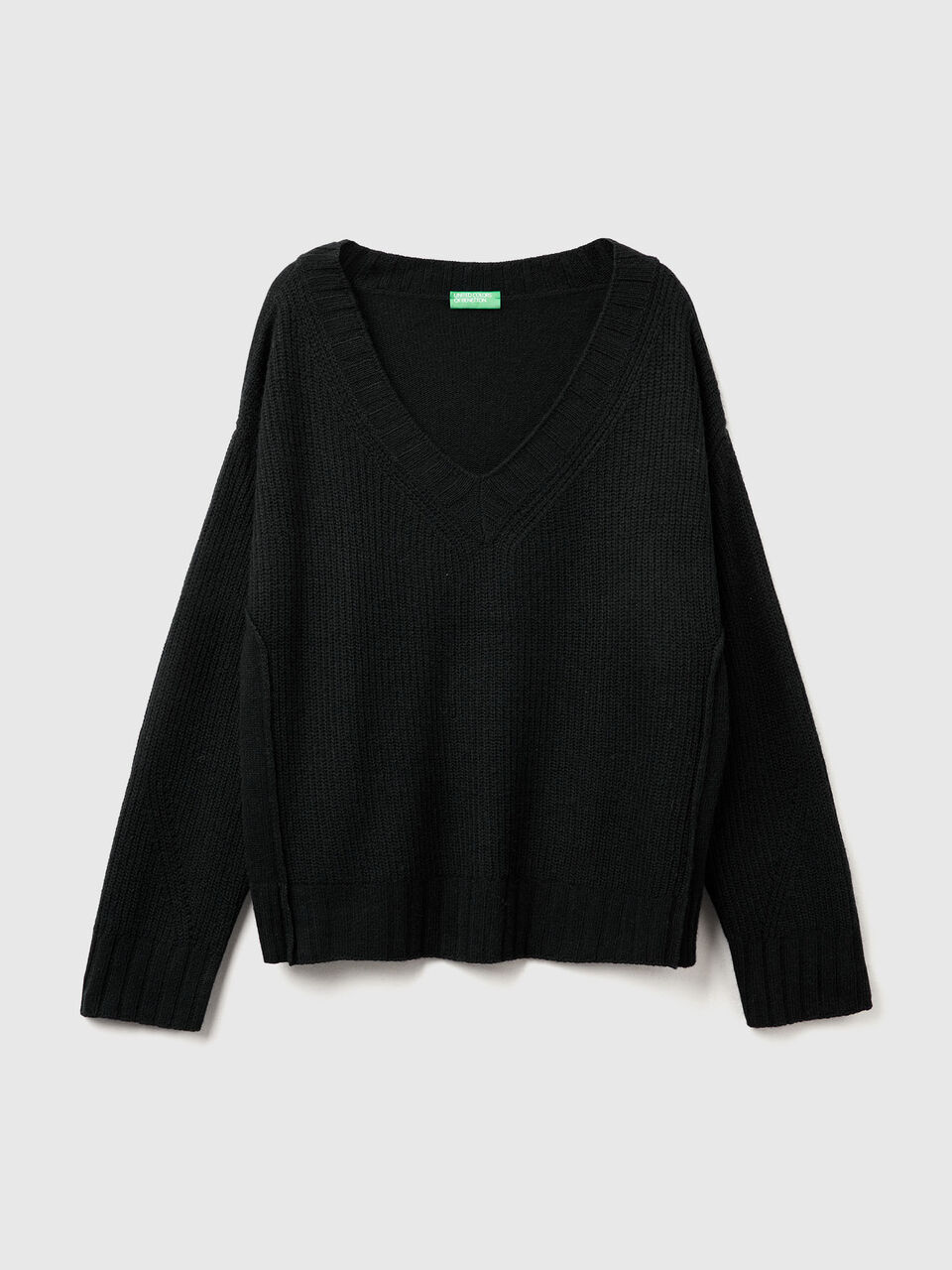 V NECK SWEATER L/S Women image number null