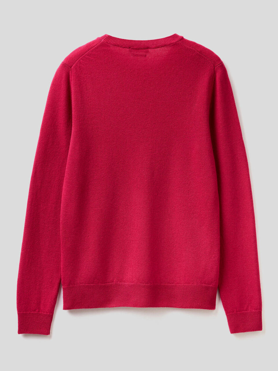 Crew neck sweater in pure virgin wool image number 2