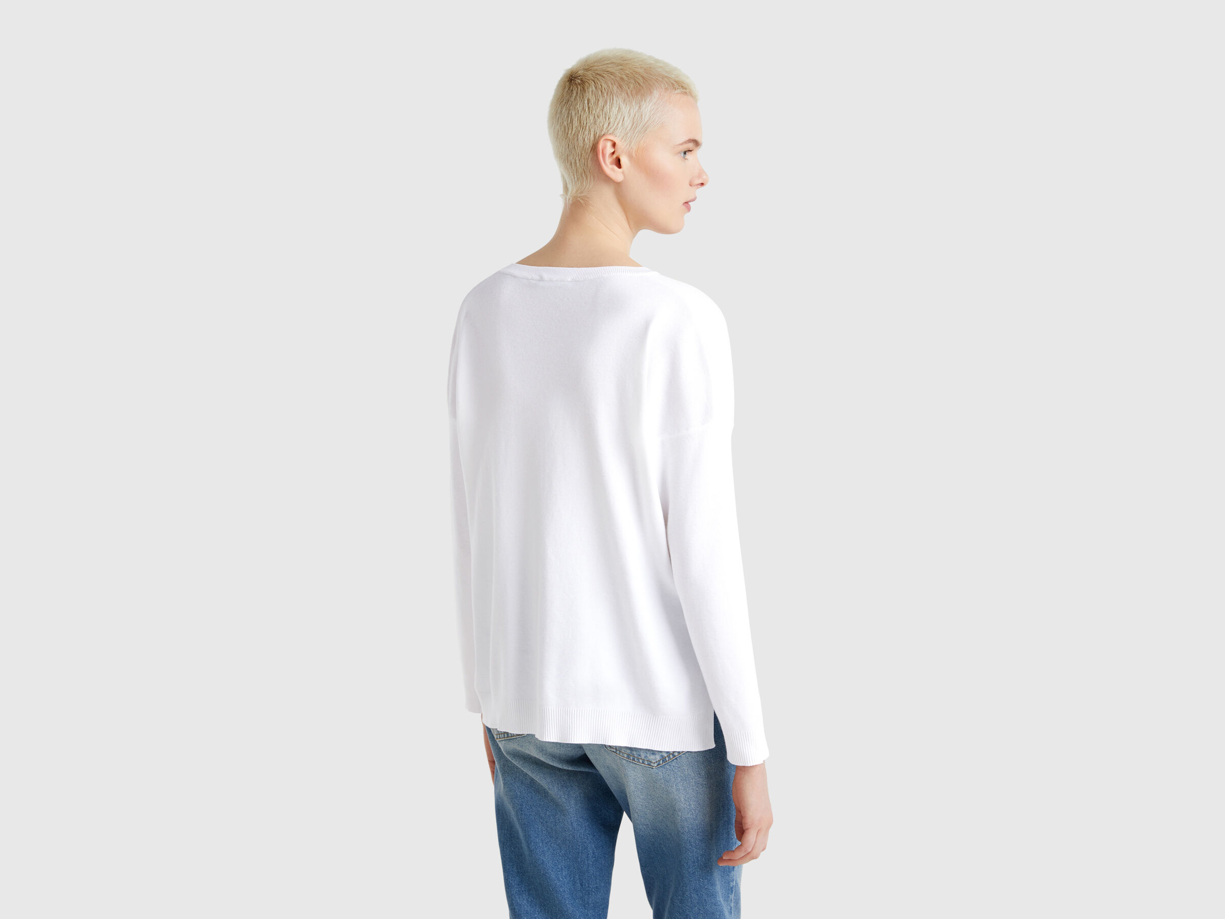 BOAT-NECK SWEAT.L/S Women image number 1