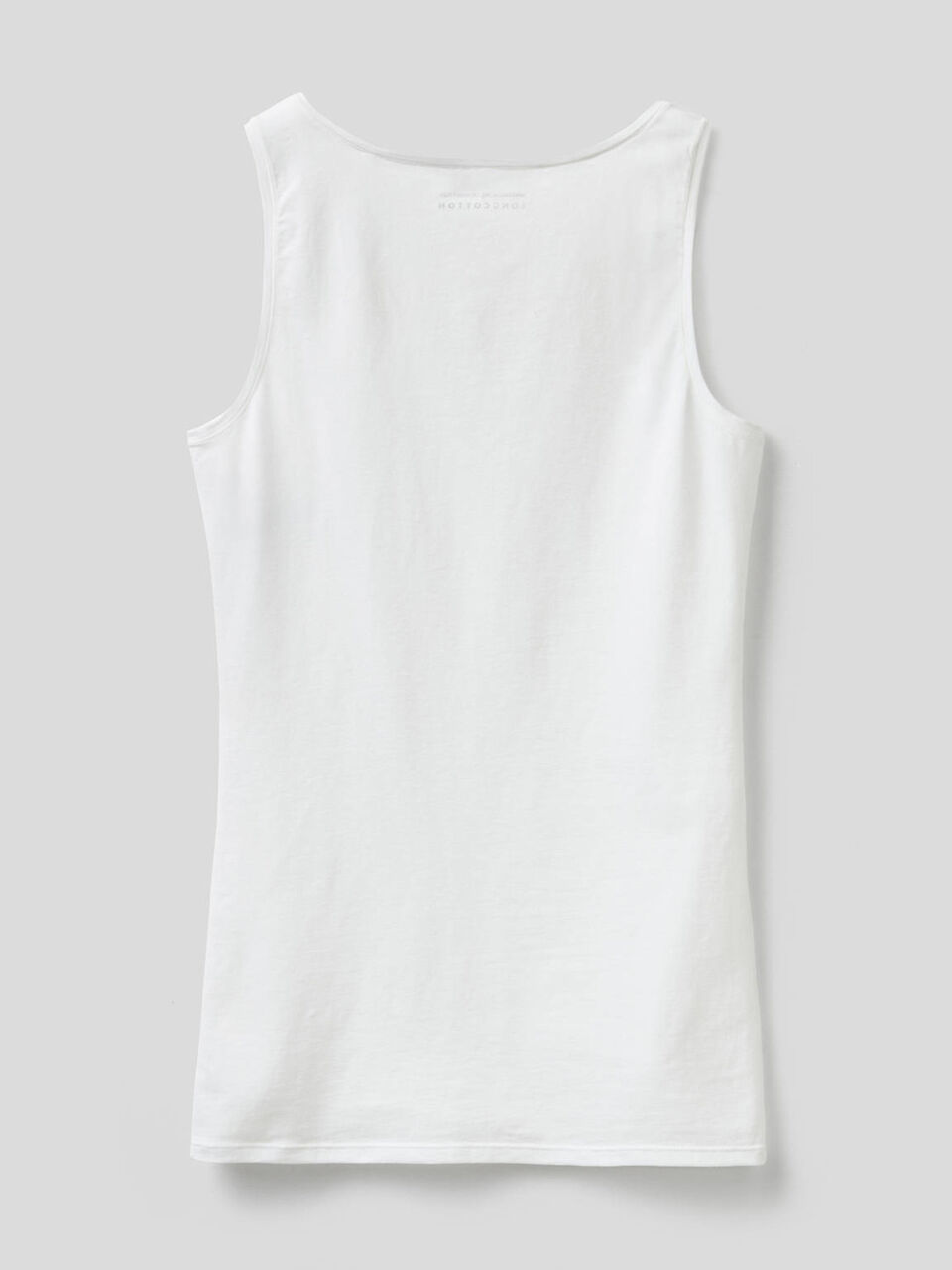 Tank top in stretch cotton image number 2