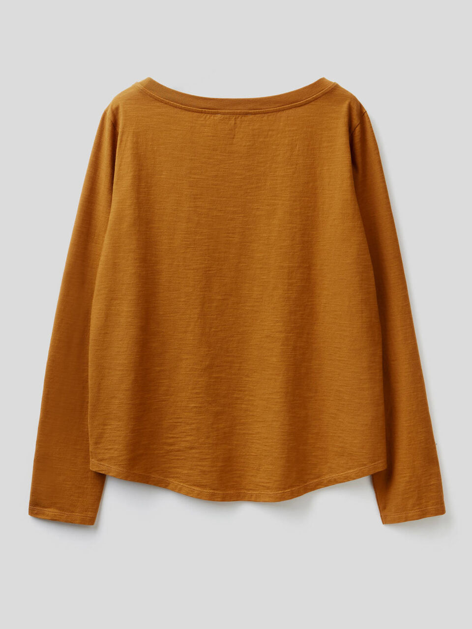 Long sleeve pure cotton t-shirt image number 2