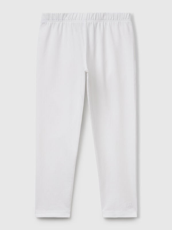 Stretch cotton leggings Junior Girl