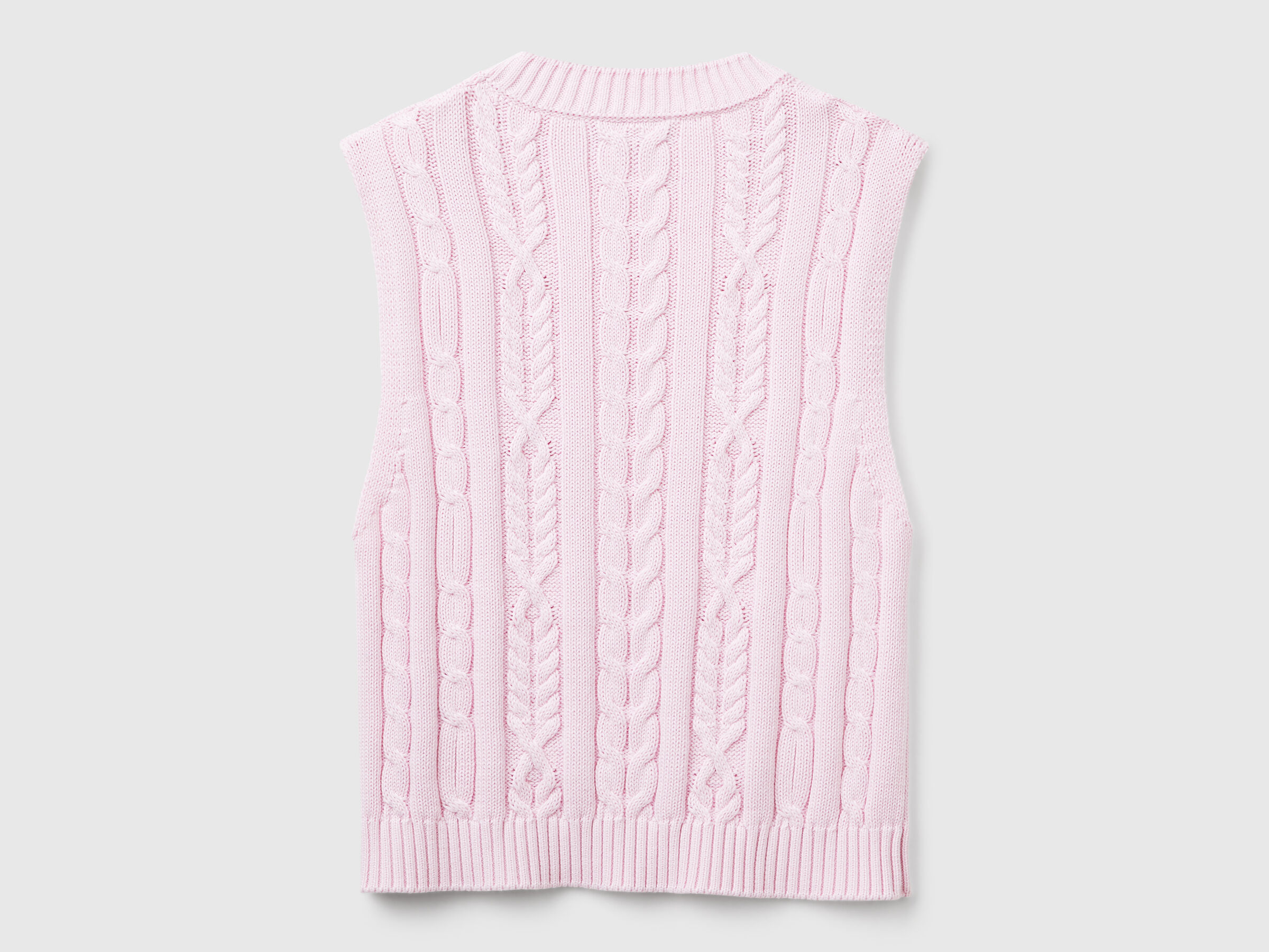 SLEEVELESS SWEATER Women image number 4