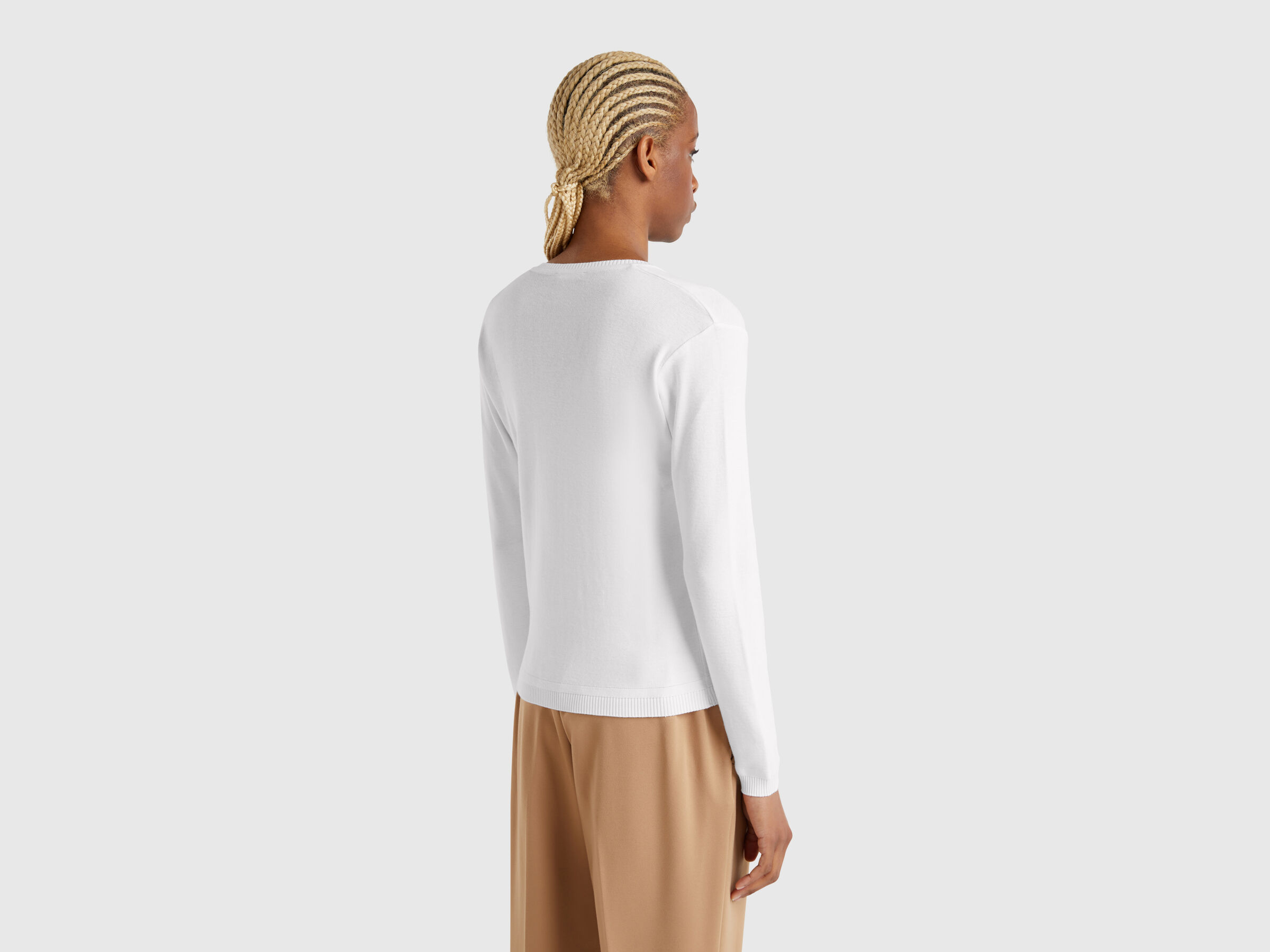 V NECK SWEATER L/S Women image number 1
