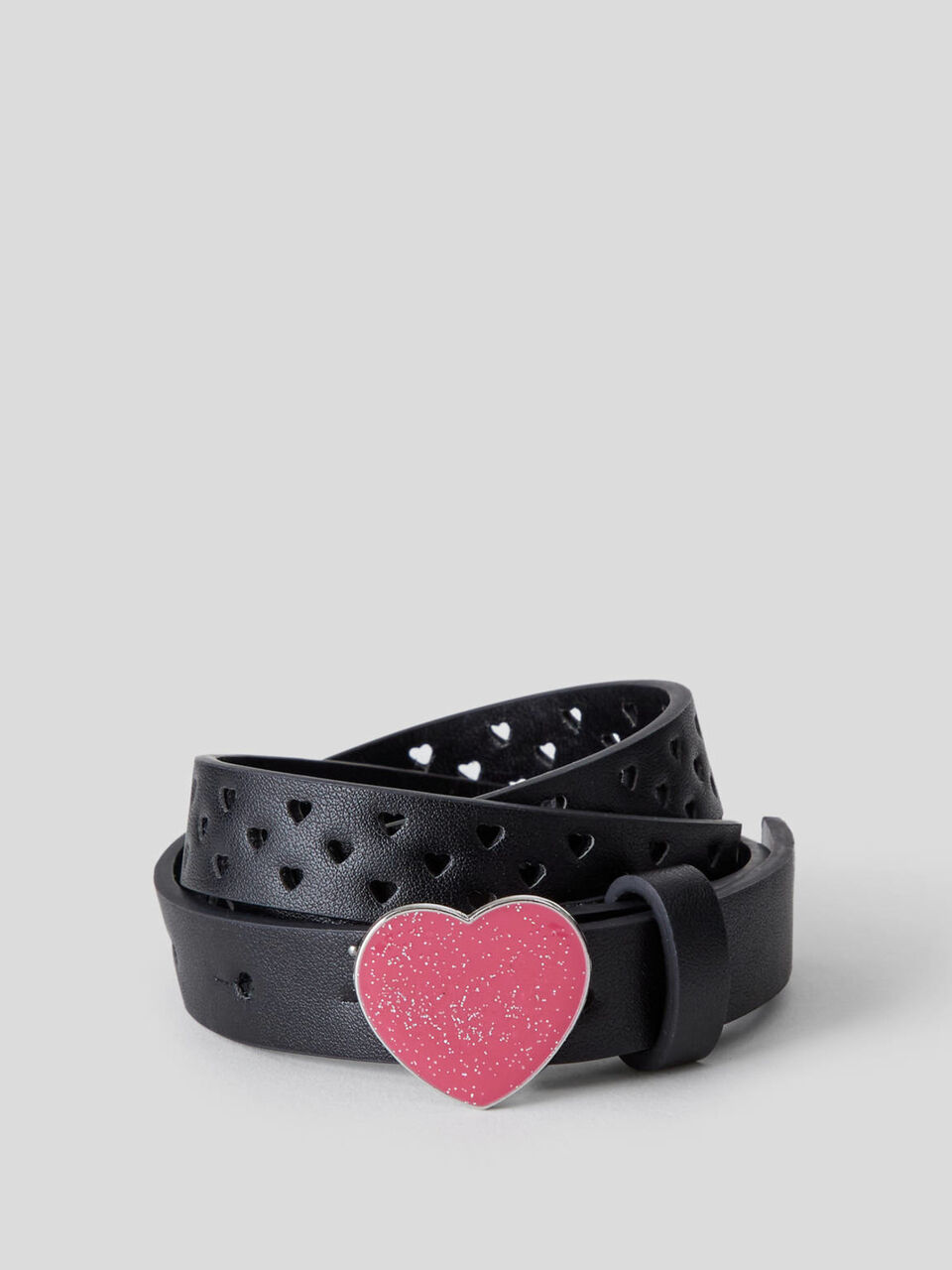 Belt with heart-shaped buckle image number 1