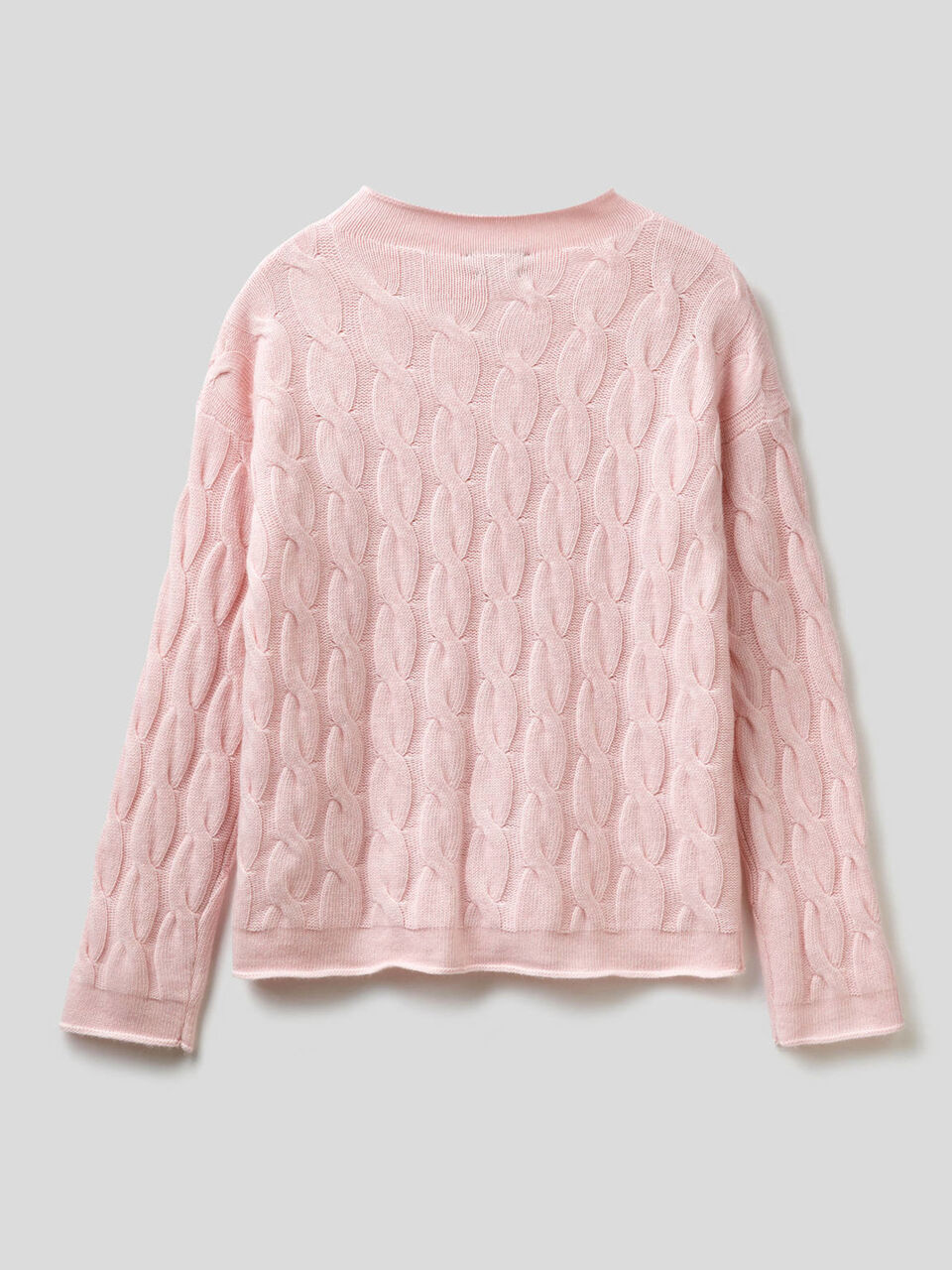 Cable knit sweater image number 2