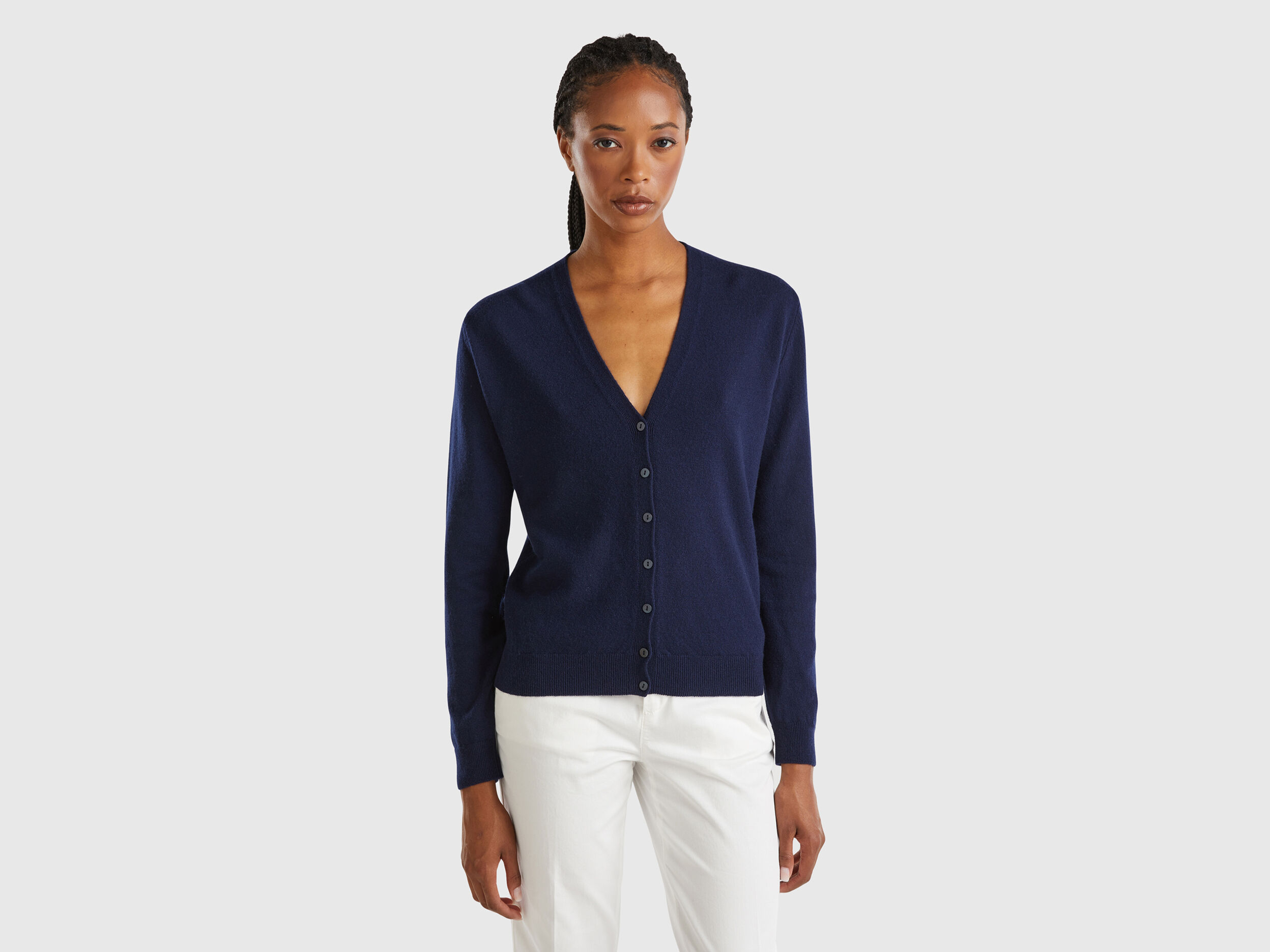 Dark navy cardigan ladies sale