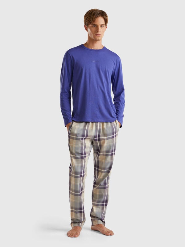 Tartan plaid trousers Men