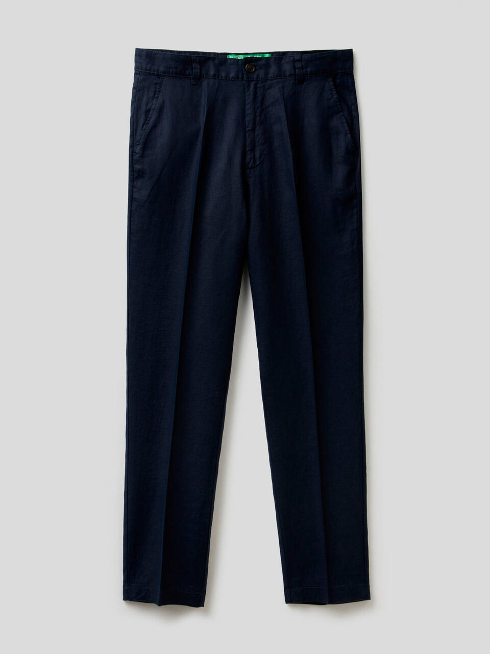 Chinos in pure linen image number 1