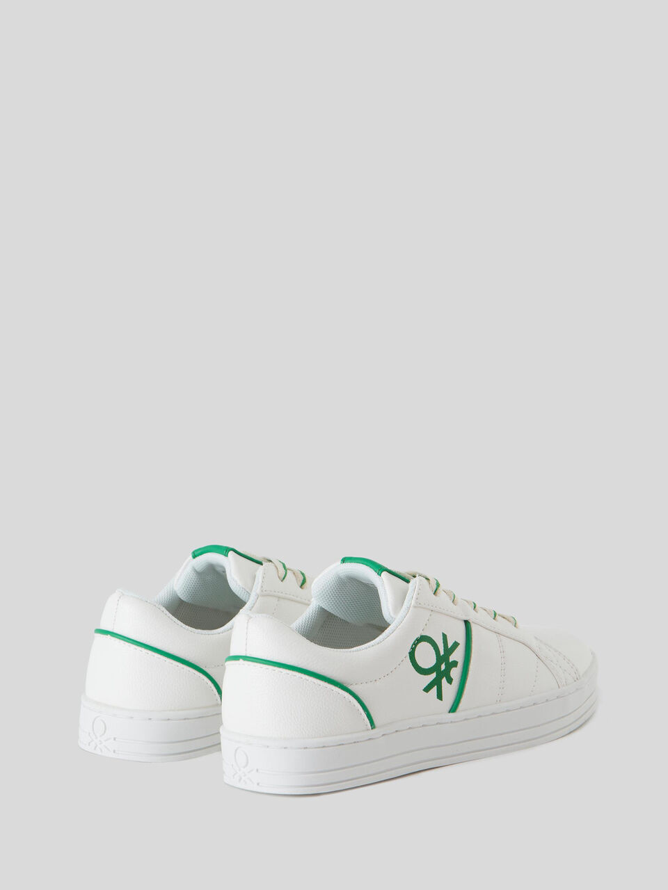Sneakers with laces and logo image number 2