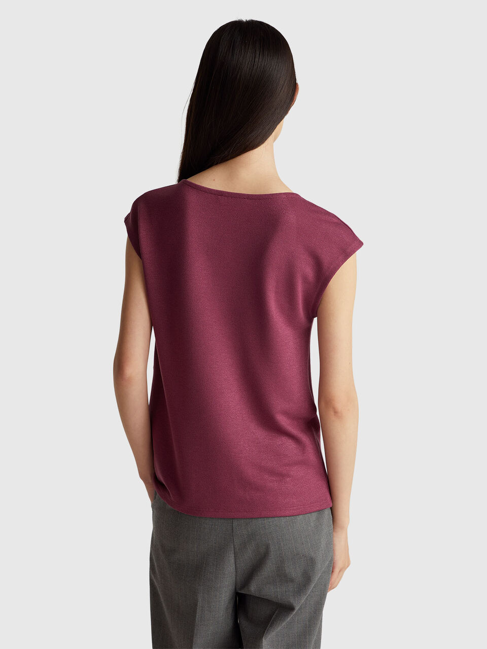 SLEEVELESS SWEATER Women image number null